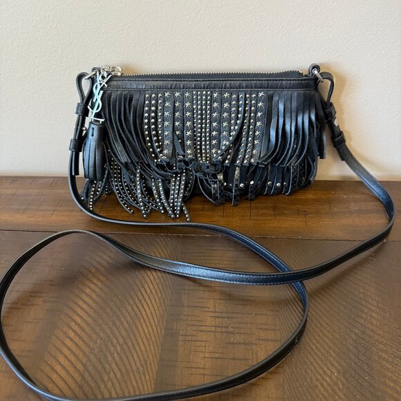 Saint Laurent Leather Crossbody Bag - Picture 13 of 13